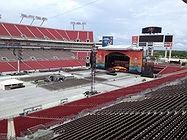 Photo of the completed stage