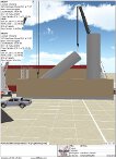 3D Lift Plan view of vessel in tandem lift