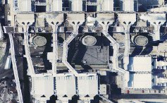 Satellite photo of jobsite