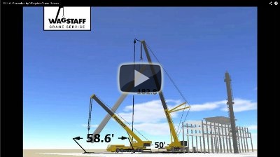 Refinery vessel lift video by Ronnie Wagstaff