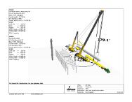 3D Lift Plan view of vessel being lifted off trailer