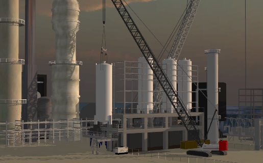 3D Lift Plan refinery lift