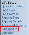 Edit Jobsite