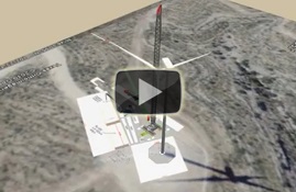 Video of a wind turbine lift