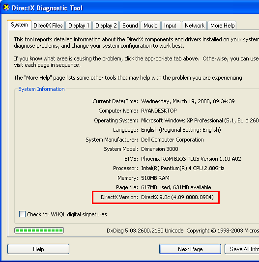 Directx звуковая карта